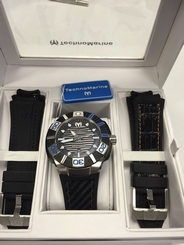 Technomarine TM-515011 Men's Black Reef Swiss Watch Free Additional Straps