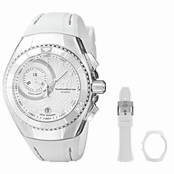 TechnoMarine Unisex 114030 Cruise One Analog Display Swiss Quartz White Watch