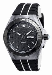 Technomarine Men's TM-115182 Cruise Locker Quartz Black Dial Watch