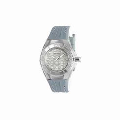 TECHNOMARINE WOMEN'S CRUISE 34MM GREY SILICONE BAND QUARTZ WATCH TM-115157