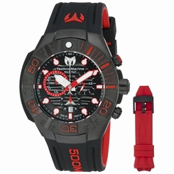 Technomarine Men's 'Black Reef' Swiss Quartz Stainless Steel Casual Watch (Model