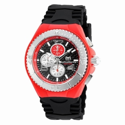 TECHNOMARINE MEN'S TECHNOMARINE SILICONE BAND STEEL CASE QUARTZ WATCH 115296