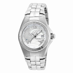TechnoMarine Women's TechnoMarine Steel Bracelet & Case Swiss Quartz White Dial