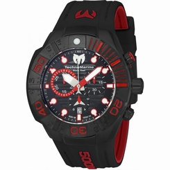 TECHNOMARINE MEN'S REEF 45MM SILICONE BAND PLASTIC CASE QUARTZ WATCH TM-515018