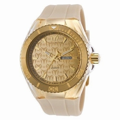 Technomarine Men's TM-115064 Cruise Monogram Analog Display Quartz Beige Watch