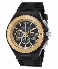  TechnoMarine TM-115111 Men's Cruise Jellyfish Chrono Black Silicone and Dial