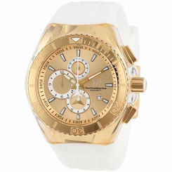 TechnoMarine Unisex 113006 Cruise Star Gold Dial and Case Watch