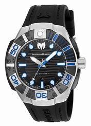 Technomarine TM-515011 Men's Black Reef Quartz Black Dial Swiss Watch