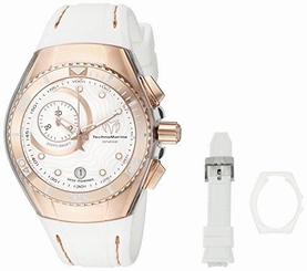 Technomarine Womens TM-114040 Cruise Analog Display Swiss Quartz White Watch