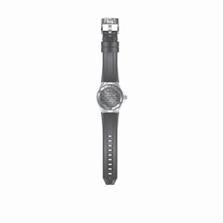 TECHNOMARINE MEN'S 46MM GREY SILICONE BAND STEEL CASE QUARTZ WATCH 115062