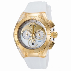 Technomarine Cruise TM-115004 Unisex White Dial Watch with Silicone Strap