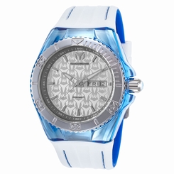Technomarine Cruise TM-115154 Mens Silver Dial Watch with Silicone Strap