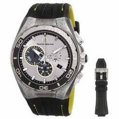 TechnoMarine Men's 112008 Cruise Steel Evolution Stonewashed Steel Case Watch
