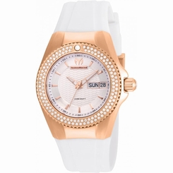 TECHNOMARINE WOMEN'S CRUISE DIAMOND 34MM SILICONE BAND QUARTZ WATCH TM-115236