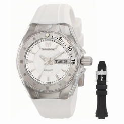 TechnoMarine Women's 110038 Cruise Original 3 Hands Silver Dial Watch 7640133232324