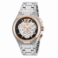 Technomarine Men's TM-215011 Manta Neo Classic Quartz Black, Silver Dial Watch