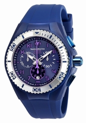 Technomarine Mens Chrono Blue Dial Interchangeable Band Cover Watch TM-115013