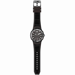Technomarine Men's TM-515009 Sun Reef Analog Display Swiss Quartz Black Watch