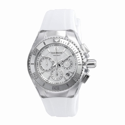 TECHNOMARINE WOMEN'S 38.6MM SILICONE BAND STEEL CASE QUARTZ WATCH 115038