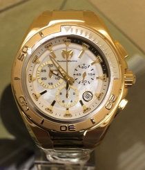 Technomarine TM-215041 Men's Steel Manta Two Tone Silver Dial Swiss Watch