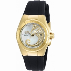 TECHNOMARINE WOMEN'S CRUISE 30MM BLACK SILICONE BAND QUARTZ WATCH TM-115207