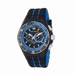 TechnoMarine Men's 111029 Cruise Sport Chrono Blue and Black Watch Set