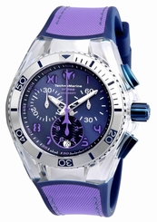 Technomarine Unisex TM-115021 Cruise California Quartz Blue, Purple Dial Watch