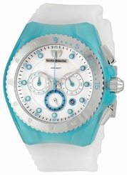 TechnoMarine Cruise Beach Chrono Turquoise and White Watch 109014 200 meters 7640133231211