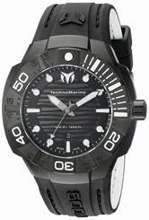 Fake AAA Technomarine Men's TM-513003 Black Reef Analog Display Swiss Quartz Black... New Watch