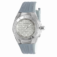 Technomarine 115157 Womens Silver Dial Analog Quartz Watch with Silicone Strap