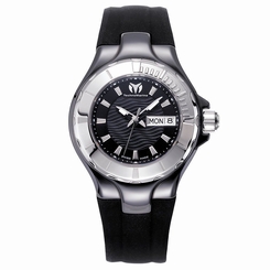 TechnoMarine Women's 110026 Cruise Ceramic 3 Hands Black Dial Watch
