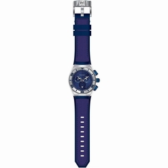 TECHNOMARINE MEN'S 46MM SILICONE BAND STEEL CASE SWISS QUARTZ WATCH 115013