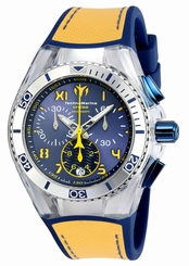 Technomarine Unisex TM-115015 Cruise California Quartz Chronograph Blue, Yellow
