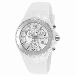 Technomarine Tm-110030 Women's Cruise Chrono White Silicone White Dial Watch