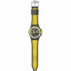 TECHNOMARINE MEN'S TECHNOMARINE SILICONE BAND STEEL CASE QUARTZ WATCH 115181