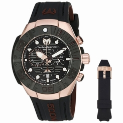 Technomarine Men's 'Black Reef' Swiss Quartz Stainless Steel Casual Watch (Model
