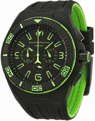 TechnoMarine Cruise Night Vision II Chronograph Black & Green Dial Men 112002