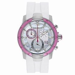 TechnoMarine Women's 610001 UF6 Chronograph White MOP Dial Watch