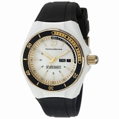 Technomarine 115118 Womens Mop Dial Analog Quartz Watch with Silicone Strap