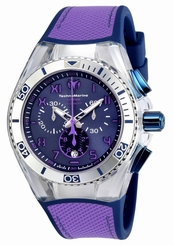 Technomarine Men's TM-115013 Cruise California Quartz Blue, Purple Dial Watch