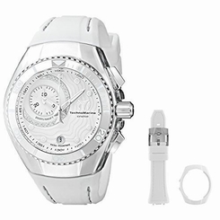 TechnoMarine Unisex 114032 Cruise One Analog Display Swiss Quartz White Watch