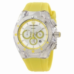  Technomarine 112031 Womens Silver Dial Analog Quartz Watch with Silicone Strap