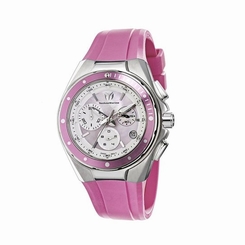 Technomarine 110007 Womens Pink Dial Analog Quartz Watch with Rubber Strap 7640133232010