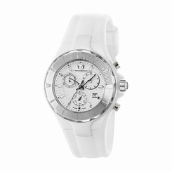 TechnoMarine Unisex 110030 Cruise Ceramic Chronograph White Dial Watch