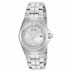 TechnoMarine 115188 Womens Steel Bracelet & Case Swiss Quartz Silver-Tone Dial A