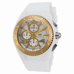 Technomarine Tm-115263 Women's Cruise Jellyfish Chrono White Silicone Mop Dial S