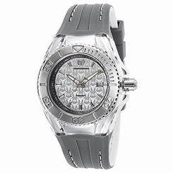 Technomarine Tm-115157 Women's Cruise Monogram Grey Sil. Silver-Tone Dial Ss & T
