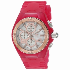 Technomarine 115268 Womens Mop Dial Analog Quartz Watch with Silicone Strap