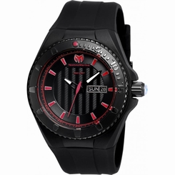 TECHNOMARINE MEN'S CRUISE 45MM SILICONE BAND STEEL CASE QUARTZ WATCH TM-115167