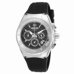Technomarine TM-115039 Lady's Black Dial Chronograph Date Watch
